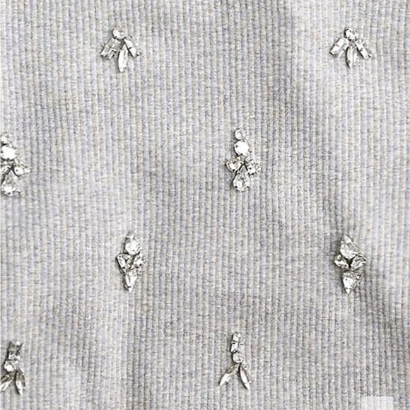 Jeweled Ribbed Tee - Picture 2 of 2